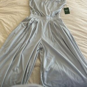 NWT BUY ONE GET ONE FREE HALARA Soft Gray Women's Jumpsuit